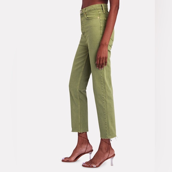 RE/DONE
70s High-Rise Stove Pipe Jeans - Washed Sage - Picture 4 of 12